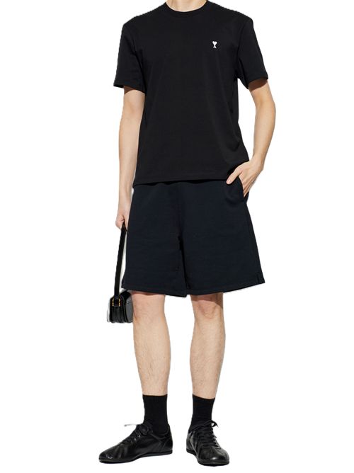 shorts ami de coeur Ami Paris | HSO825.730045 BLACK/WHITE CREAM